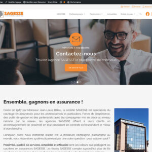 Site internet Courtier en assurances sagesse