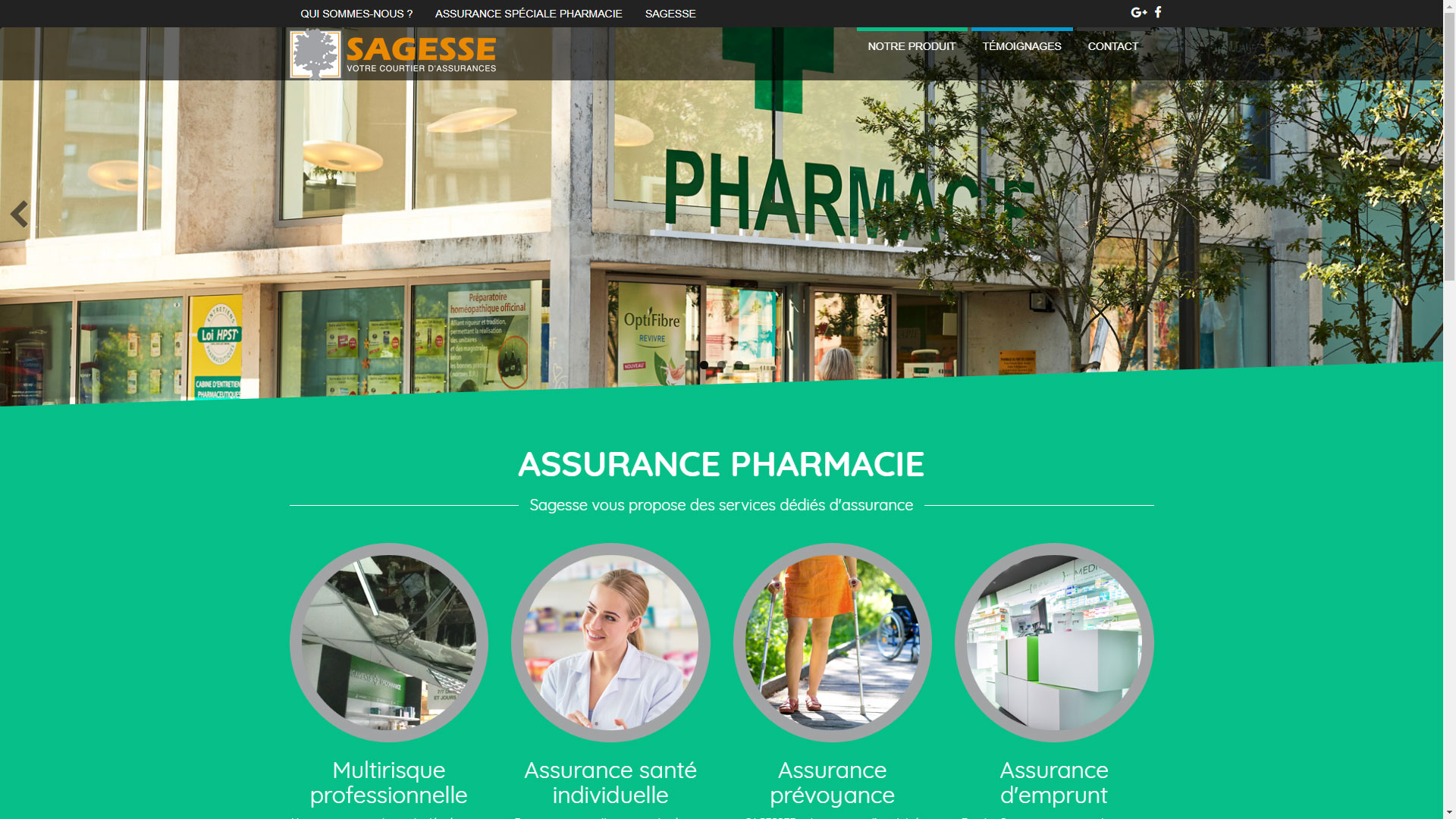 Site Internet Assurance Pharmacie