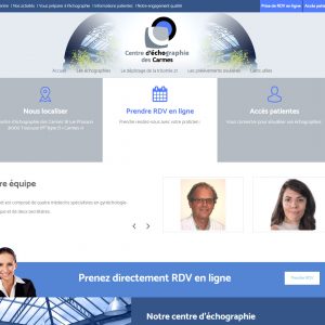 Site Internet du centre d'échographie des Carmes
