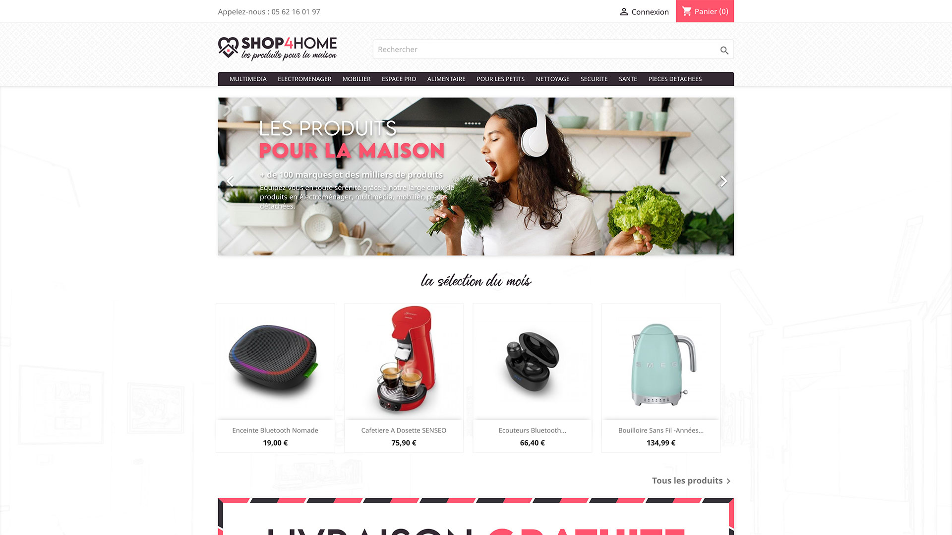 Site Internet marchand Shop4home